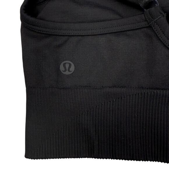 LULULEMON Ebb to Street C/D Cup Size 6 Black - Picture 4 of 5